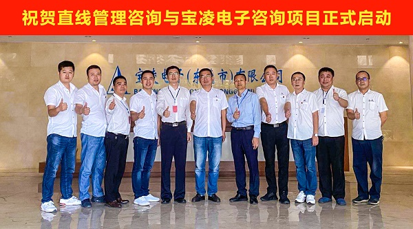祝賀直線管理咨詢與寶凌電子咨詢項(xiàng)目正式啟動(dòng)