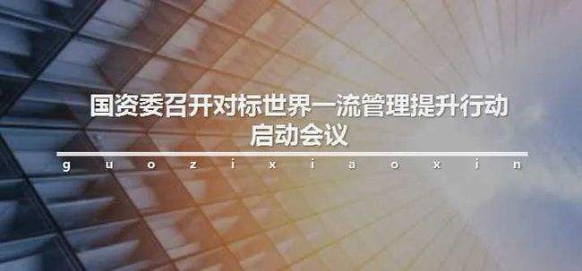 《關于開展對標世界一流管理提升行動的通知》